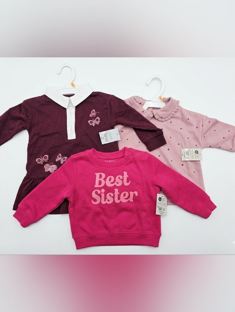 Girls’ 3-Piece Outfit Set 💕🦋 - Oki Dokie- 12 months